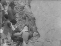 Building Collapse in Karachi, Pakistan After Earthquake Stock Footage