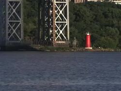 The Little Red Lighthouse Stock Footage