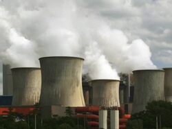 HD Coal Power Plant Emissions (Real Time) Stock Footage