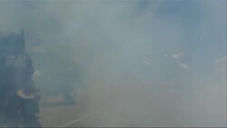 Press focus of tear gas in Venezuela Instructional Video