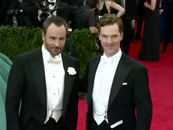 Guests at 'Charles James: Beyond Fashion' Costume Institute Gala - Arrivals Stock Footage