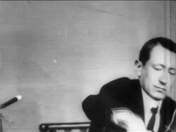 B/W 1902 close up Guglielmo Marconi (inventor of wireless telegraph machine) / newsreel Stock Footage