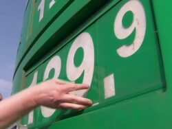 Petrol Price's being changed on forecourt News Clip