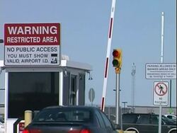 Restricted area Stock Footage