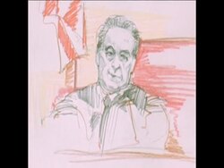 SYND 06-12-73 GENERAL HAIG AND MISS WOODS ARRIVE AT WATERGATE COURTROOM News Clip