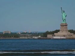 Statue of Liberty Right Stock Footage