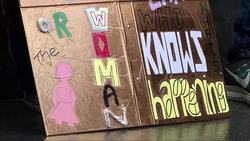 Women Gathered for March Ahead of International Women's Day News Clip