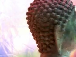 HD 1080i Rotating Buddha Head 6 Stock Footage