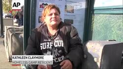 Police and social-service workers on Thursday began clearing away one of the nation's largest homeless encampments, a cluster of flimsy tents and plywood shelters that once housed more than 200 people in the heart of wealthy Silicon Valley. (Dec. 4) News Clip