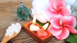 Spa Wellness Decorations Stock Footage