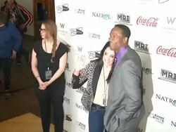 Willie Gault, Suzan Brittan-Gault at CW3PR Presents Gold Meets Golden At Equinox Sports Club Hosted By Nicole Kidman 1/12/2013 in Los Angeles, CA.(Footage by WireImage Video/Getty Images Entertainment Video) Stock Footage