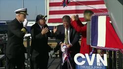 US's newest aircraft carrier, the USS Gerald Ford, commissioned News Clip