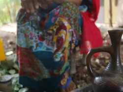 Coffee pot being heated Stock Footage
