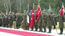 CLEAN : Hollande arrives in Turkey amid political News Clip