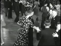 First Lady Eleanor Roosevelt attends a square dance in the 1930s. News Clip