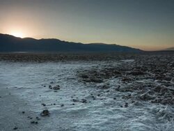 Badwater Basin Death Valley Stock Footage