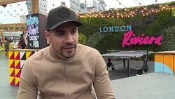 INTERVIEW - Louis Smith on relaxing and settling for silver at The Great Gold Hunt - game launch Stock Footage