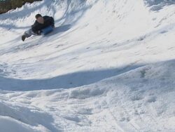 Luge - Jump Stock Footage