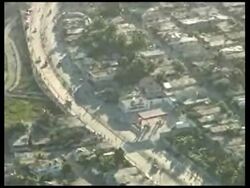 US coast guard aerials of quake-hit capital News Clip