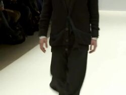 V Ave Shoe Repair: Stockholm Fashion Week A/W 2012 Stock Footage