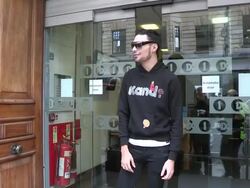 Rylan Clark leaving BBC Radio Two Stock Footage