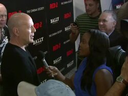 Bruce Willis at The Cinema Society And Bally Host A Screening Of Summit Entertainment's "Red 2" Stock Footage
