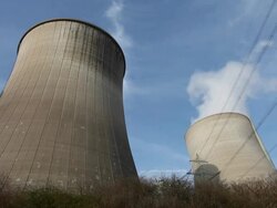 big power plant - time lapse Stock Footage