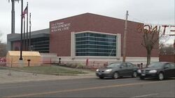 Crews erected barricades Saturday around the building where a grand jury has been considering whether to indict a white police officer in the shooting death of an unarmed black 18-year-old, even as a decision seemed unlikely this weekend. (Nov. 22) News Clip