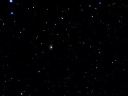 A video zoom onto the grand-design spiral galaxy Messier 74 Stock Footage