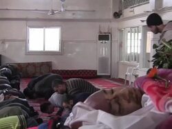 Funeral Procession and Burial Stock Footage