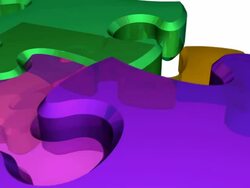 Colorful Puzzles (Short Version) Stock Footage