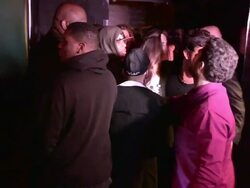 Nelly out with friends at 1 OAK  Stock Footage