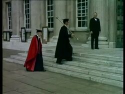 Ceremony, Cambridge, England, UK 1960 Stock Footage