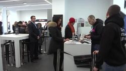 Hundreds queue at Moscow Apple store to get hold of iPhone X News Clip