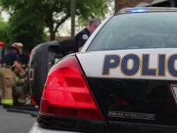 Early Morning Accident Sent One Man to Hospital Stock Footage