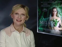 INTERVIEW Kirsten Dunst on her red carpet experiences and smiling for photographs at the Melancholia Interview at London England. (Footage by WireImage Video/Getty Images Entertainment Video) Stock Footage
