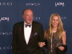 James Caan, Linda Caan at LACMA Hosts 2013 Art + Film Gala Honoring David Hockney And Martin Scorsese Presented By Gucci Stock Footage
