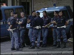 Security, preparations for President Bush meeting with PM Berlusconi News Clip