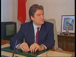 ALBANIA: TIRANA: PRESIDENT SALI BERISHA REAFFIRMS HIS POSITION News Clip