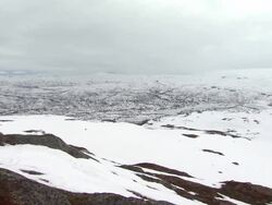 ATMOSPHERE: Norway landscape at the Age of Heroes Set Visit at Haugesund . (Footage by WireImage Video/GettyImages) Stock Footage