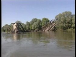 YUGOSLAVIA: KOSOVO: SERBS CLAIM NATO BOMBED CROWDED BRIDGE News Clip