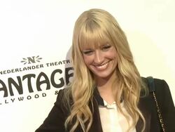 Beth Behrs at The Book Of Mormon Los Angeles Opening Night Stock Footage