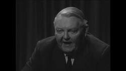 CAN421 CHANCELLOR OF WEST GERMANY LUDWIG ERHARD RECORDS HIS TRIBUTE TO SIR WINSTON CHURCHILL Instructional Video