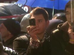 ATMOSPHERE: Sherlock Holmes: A Game Of Shadows: European Premiere at Empire Leicester Square on December 08, 2011 in London, England (Footage by WireImage Video/Getty Images) Stock Footage