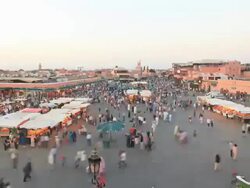 Marrakech timelapse HD Stock Footage