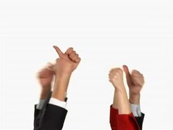 PAL: LOOP: Thumbs Up Stock Footage