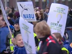 March to Brandenburg Gate on global day of action on climate change News Clip