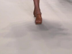 Models walk the runway during the Mara Hoffman swimwear 2012 show Stock Footage
