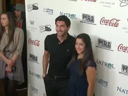 Evan Lysacek, Aly Raisman at CW3PR Presents Gold Meets Golden At Equinox Sports Club Hosted By Nicole Kidman 1/12/2013 in Los Angeles, CA.(Footage by WireImage Video/Getty Images Entertainment Video) Stock Footage