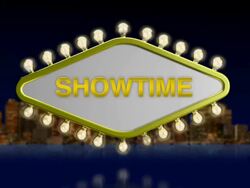 Showtime Sign Stock Footage